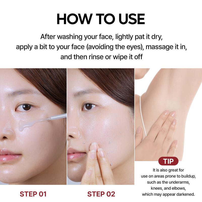 How to use the Rice Peel Ampoule step by step