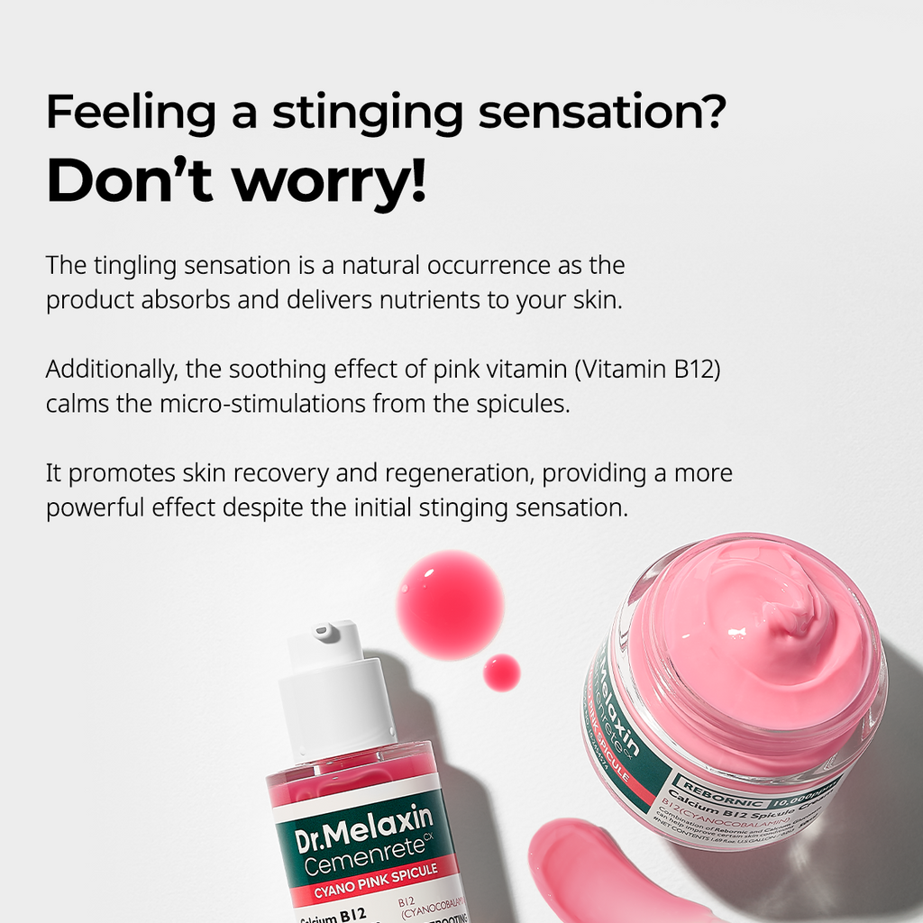 Why the Cyano Pink cream tingles — and why it is normal