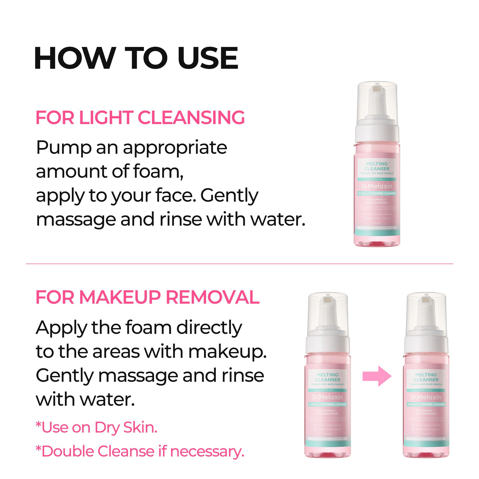 How to use the Melting Cleanser